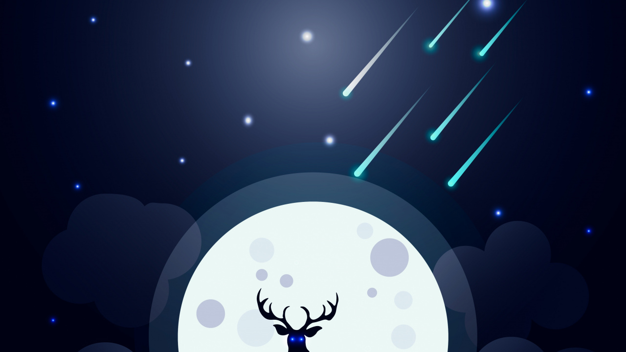 Обои просыпайся в небе, свет, мир, ветвь, арт в разрешении 1280x720