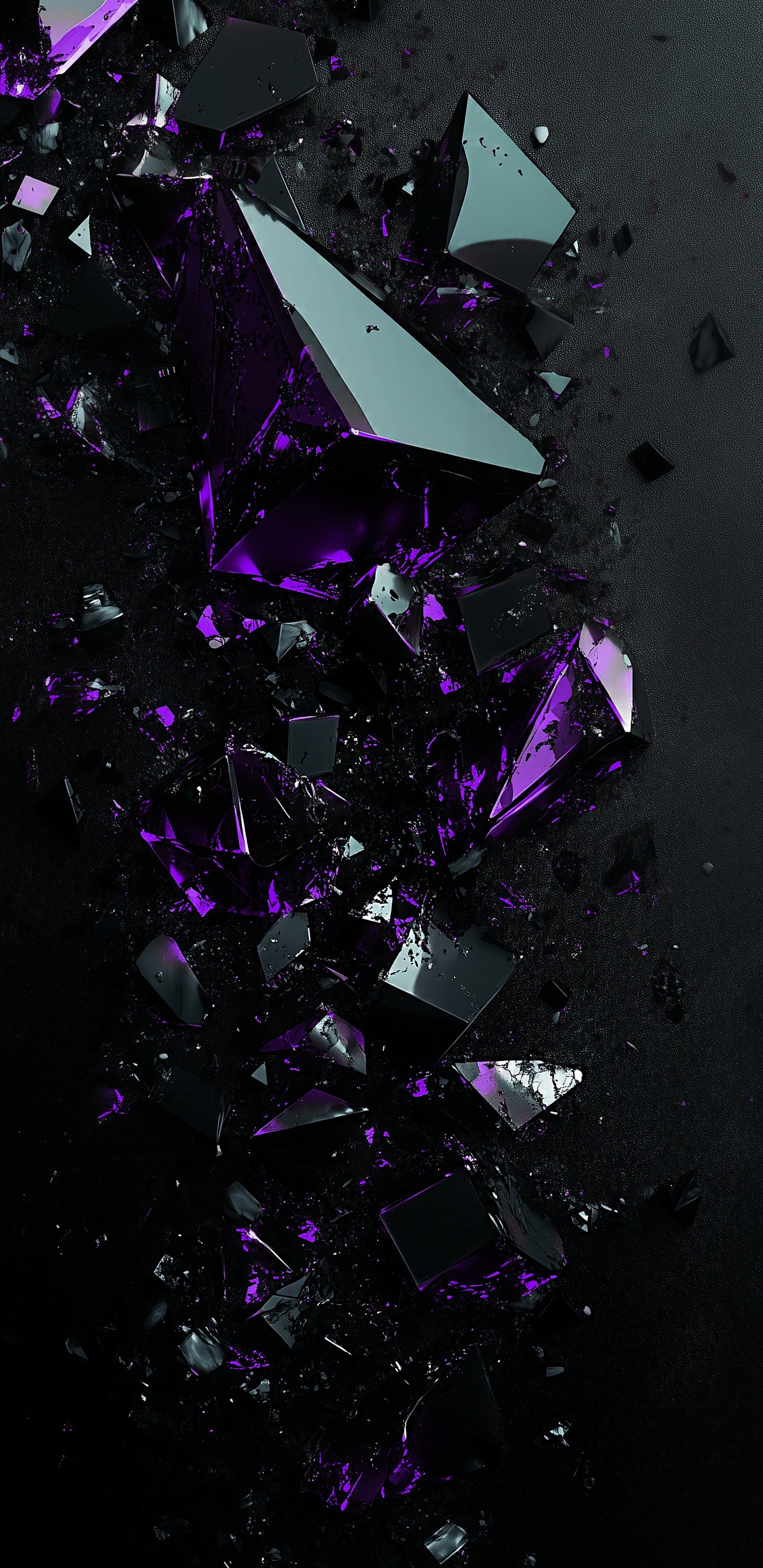 Обои арт, пурпур, ночь, натуральный материал, графический дизайн в разрешении 1440x2960