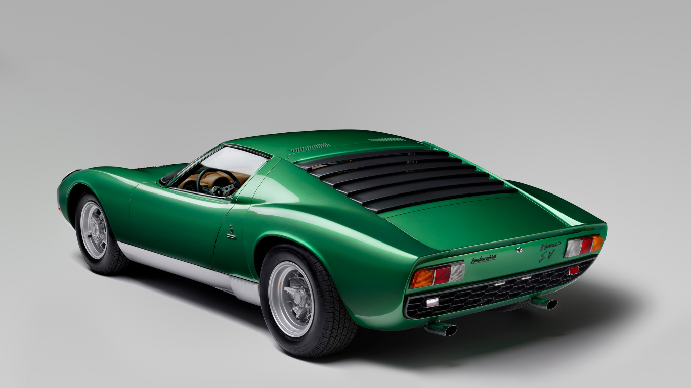 Обои lamborghini p400 miura, Ламборджини миура, Ламборджини Авентадор СВ, Ламборджини, легковые автомобили в разрешении 1366x768