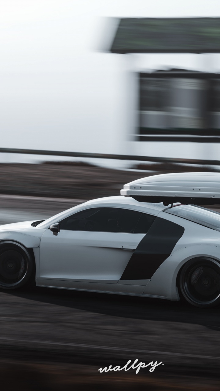 Обои горизонт Forza 3, audi r8, авто, audi, спорткар в разрешении 720x1280