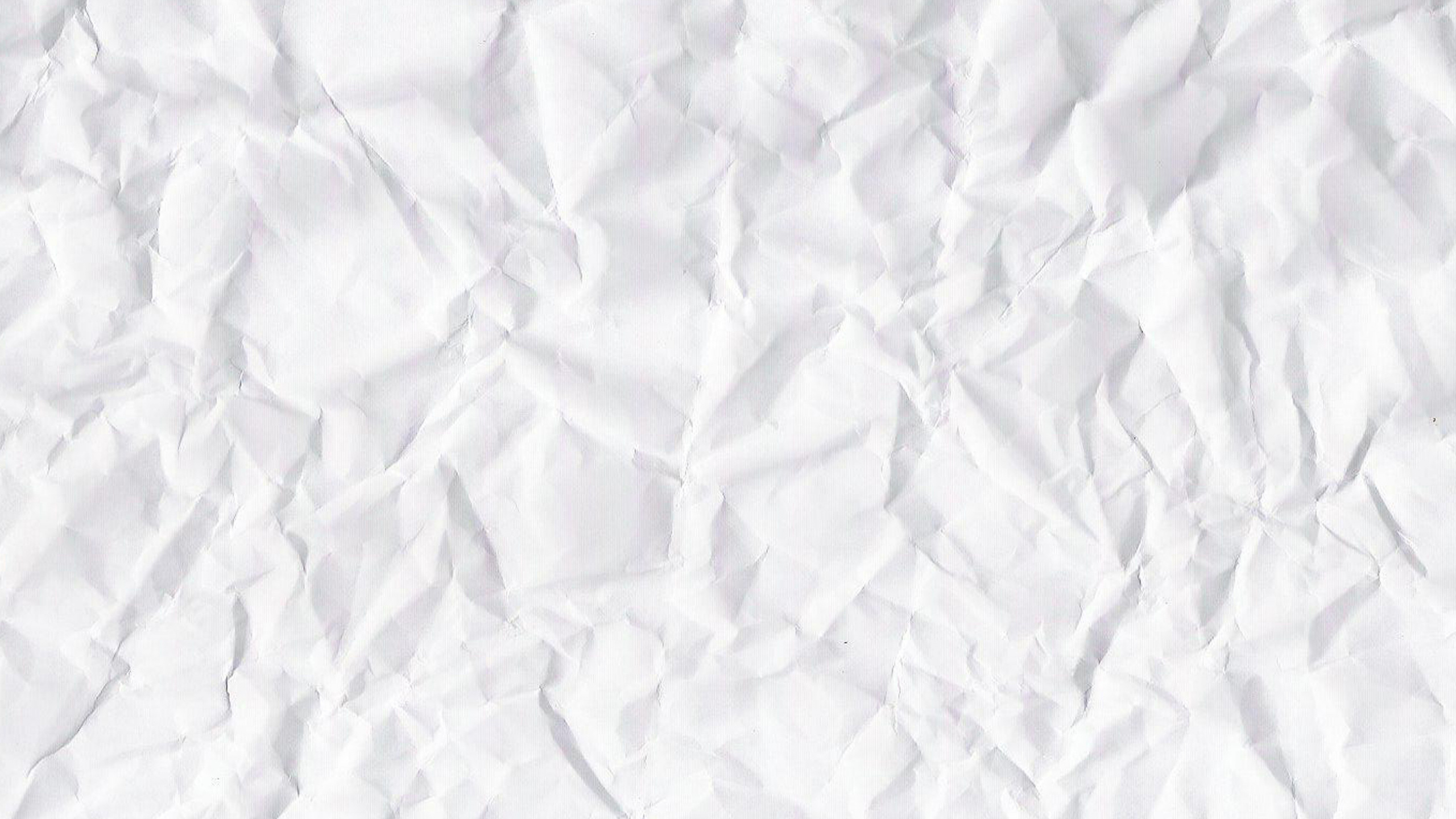 Обои мятый текстуру бумаги, бумага, белые, узор, ткань в разрешении 2560x1440