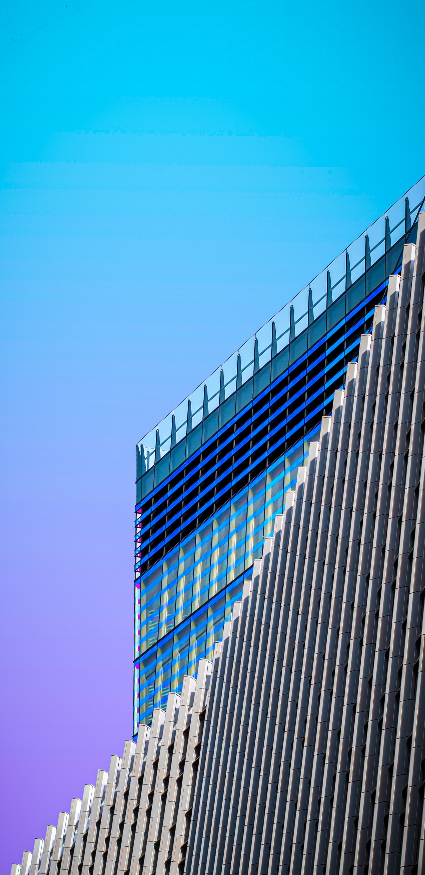 Обои небоскреб, здание, прямоугольник, башня, городской дизайн в разрешении 1440x2960