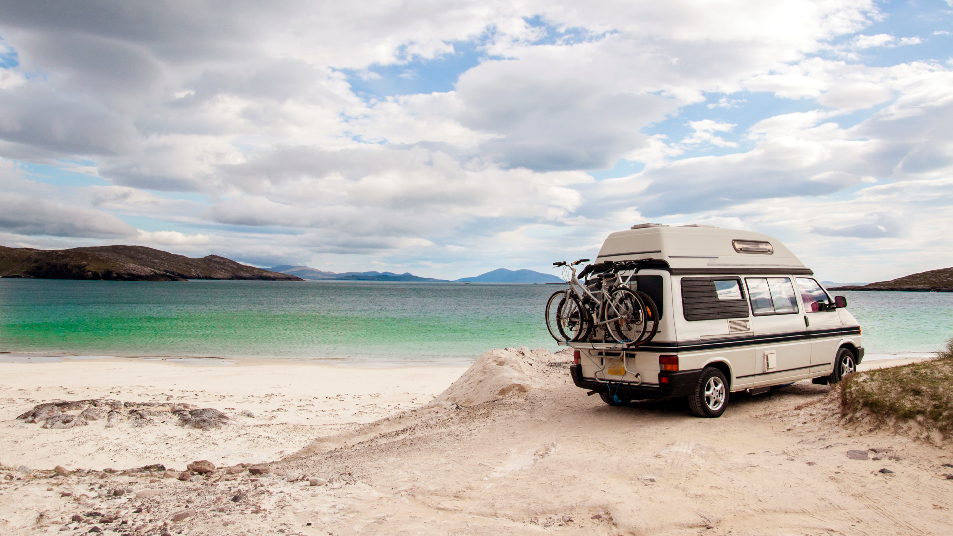 Обои фургон, Кемпер, караван, автодом, авто в разрешении 1920x1080