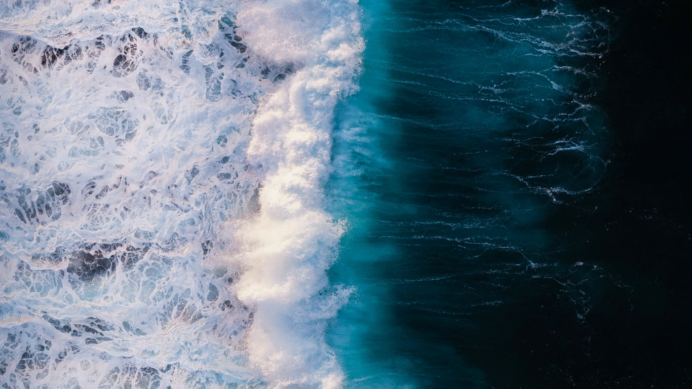 Обои смартфон, ios, вода, гидроресурсы, облако в разрешении 1366x768