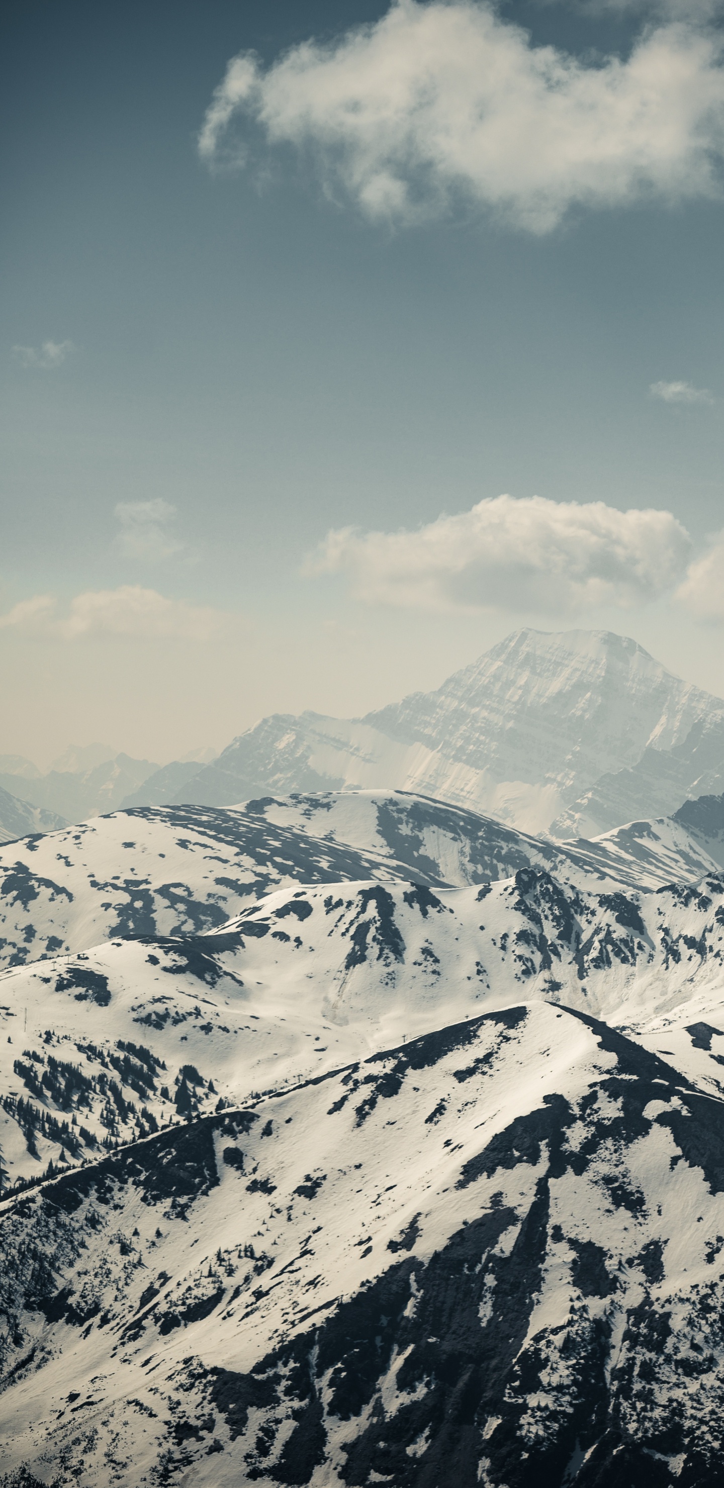 Обои облако, гора, телефон, цитаты из душа, бесплатно в разрешении 1440x2960