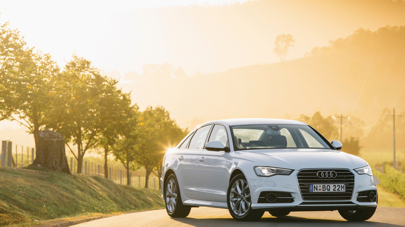 Обои Ауди А6, 2015 Ауди А6, audi, Ауди А6 2014, audi rs 6 в разрешении 1366x768