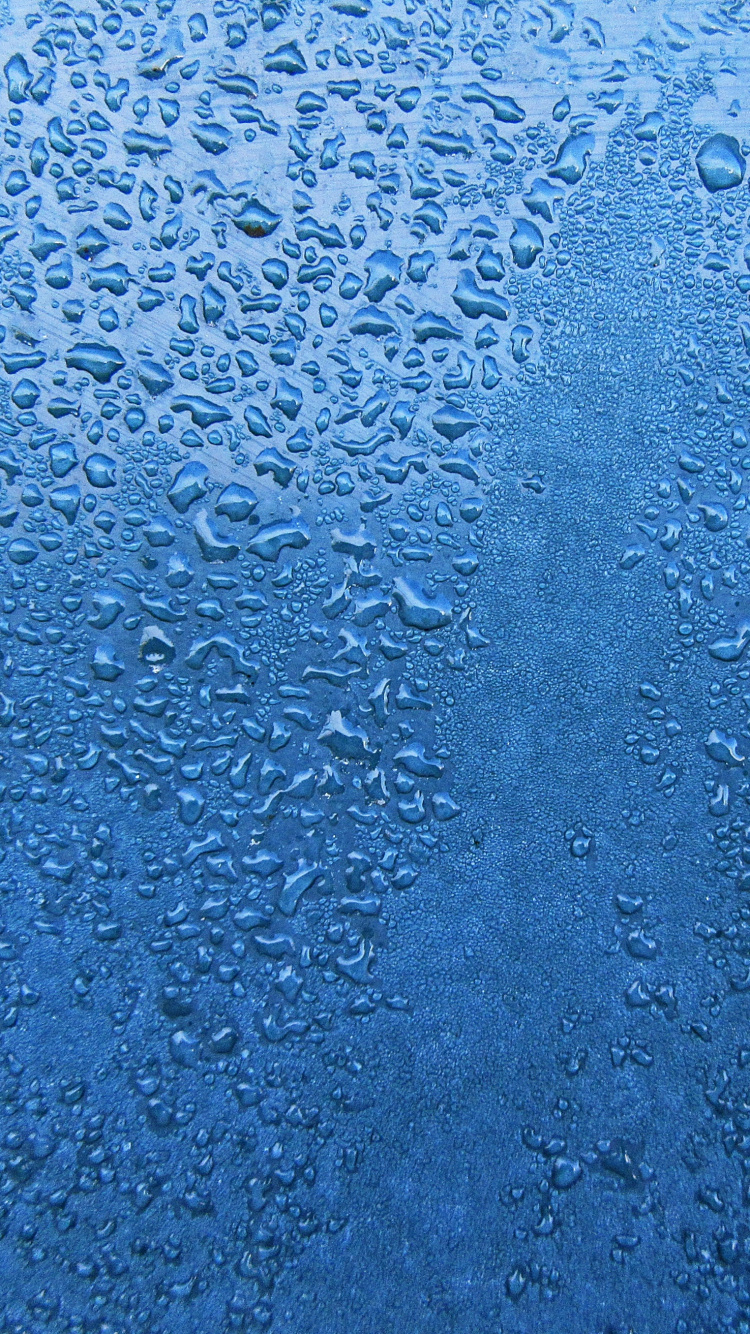 Обои ios, яблоко, тихоокеанский синий, синий, вода в разрешении 750x1334