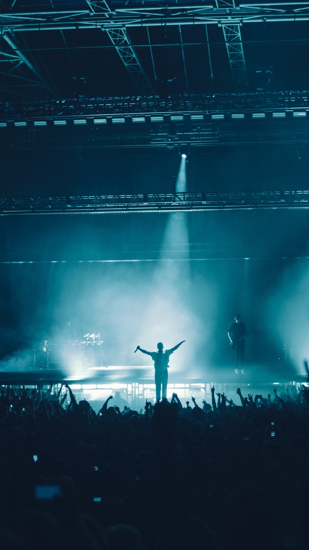 Обои концерт, этап, рокконцерт, Представление, театральное искусство в разрешении 1080x1920