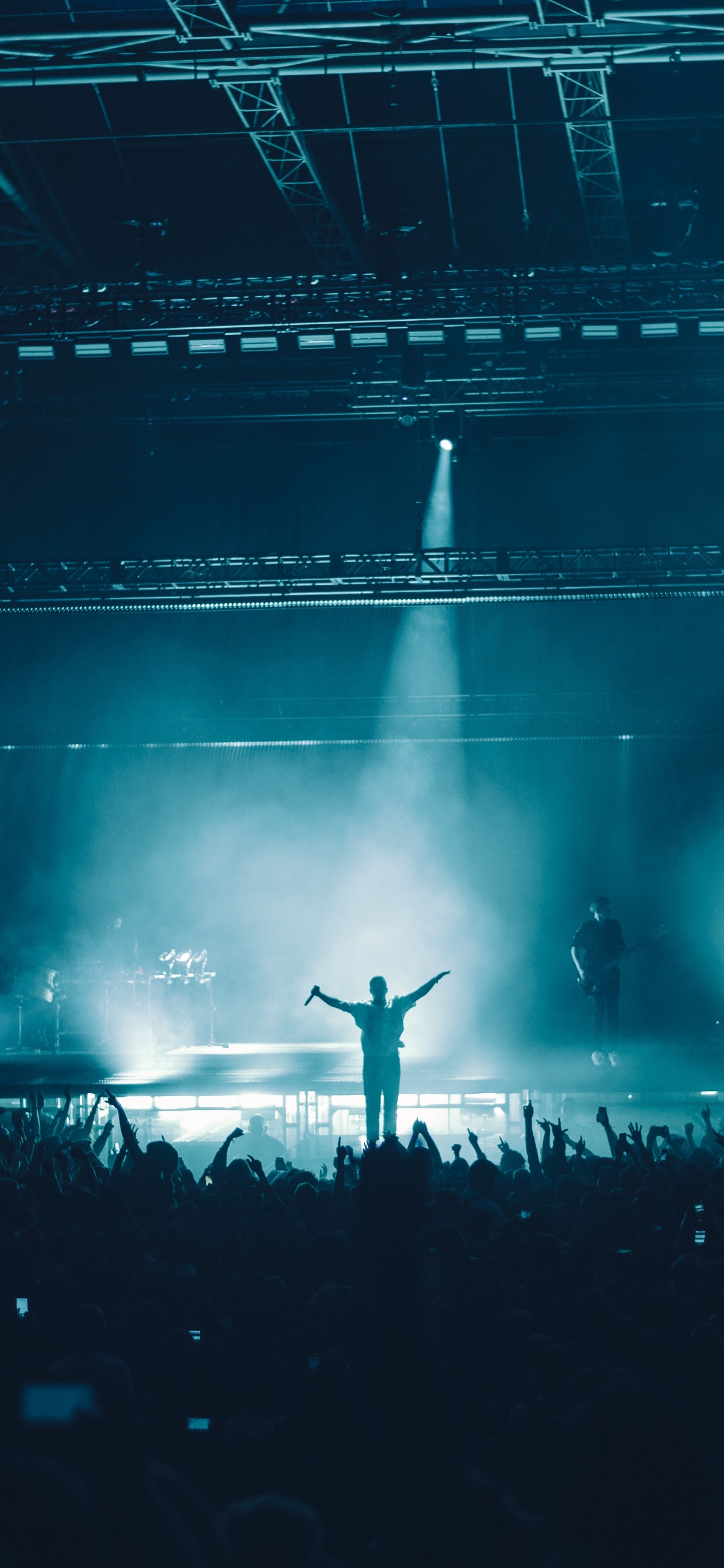Обои концерт, этап, рокконцерт, Представление, театральное искусство в разрешении 1242x2688