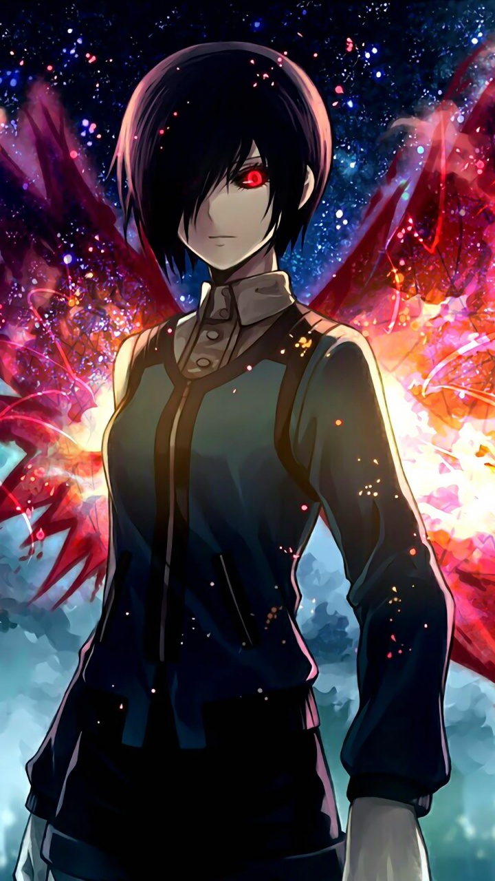 Обои аниме, космос, небо, пространство, темнота в разрешении 720x1280