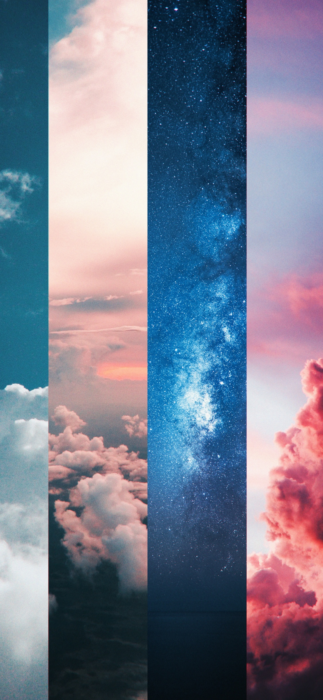 Обои солнечный свет, облако, атмосфера, свет, природный ландшафт в разрешении 1125x2436