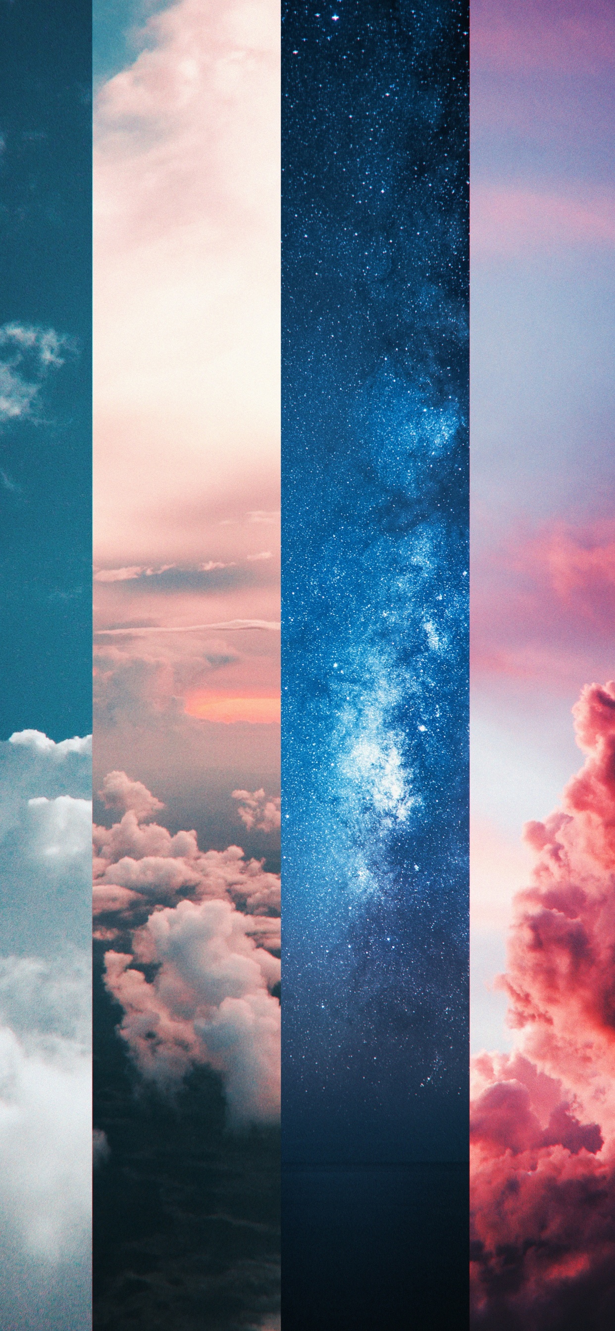 Обои солнечный свет, облако, атмосфера, свет, природный ландшафт в разрешении 1242x2688