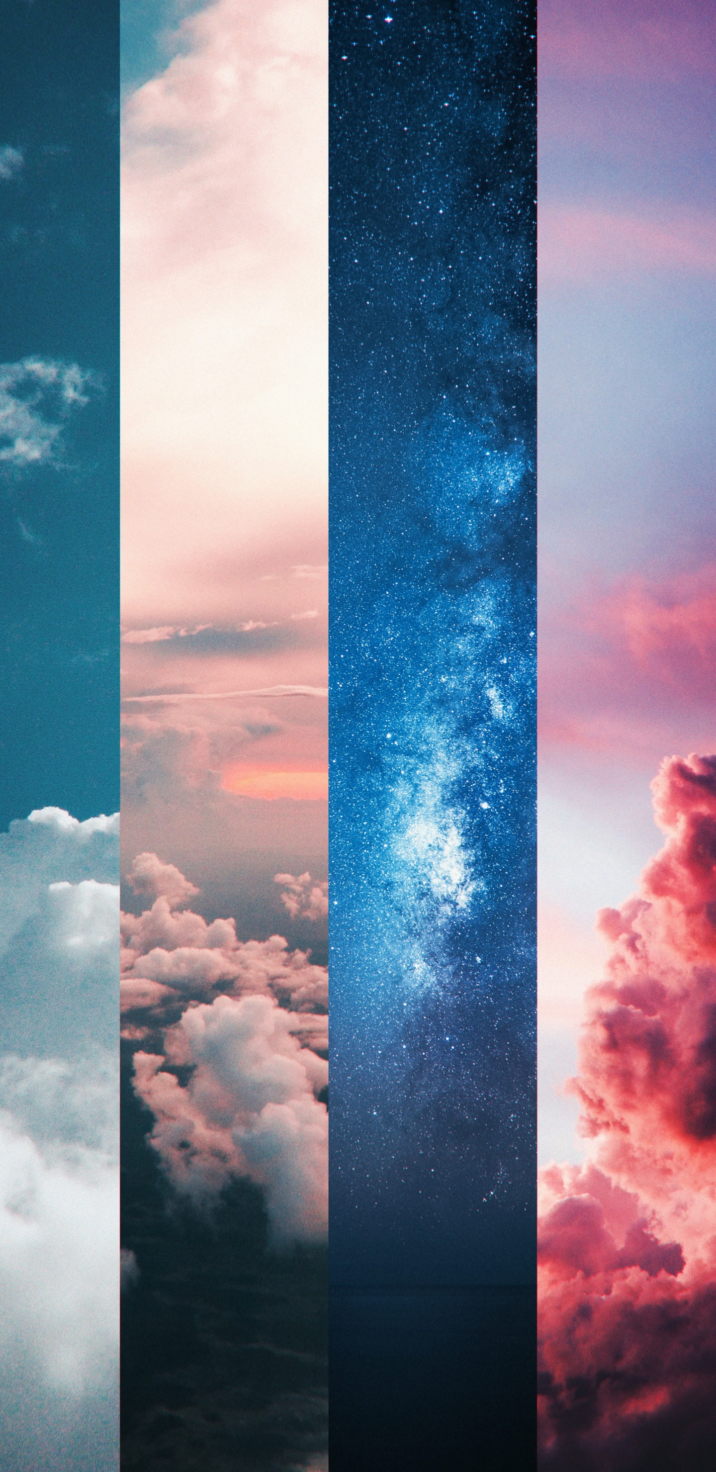 Обои солнечный свет, облако, атмосфера, свет, природный ландшафт в разрешении 1440x2960