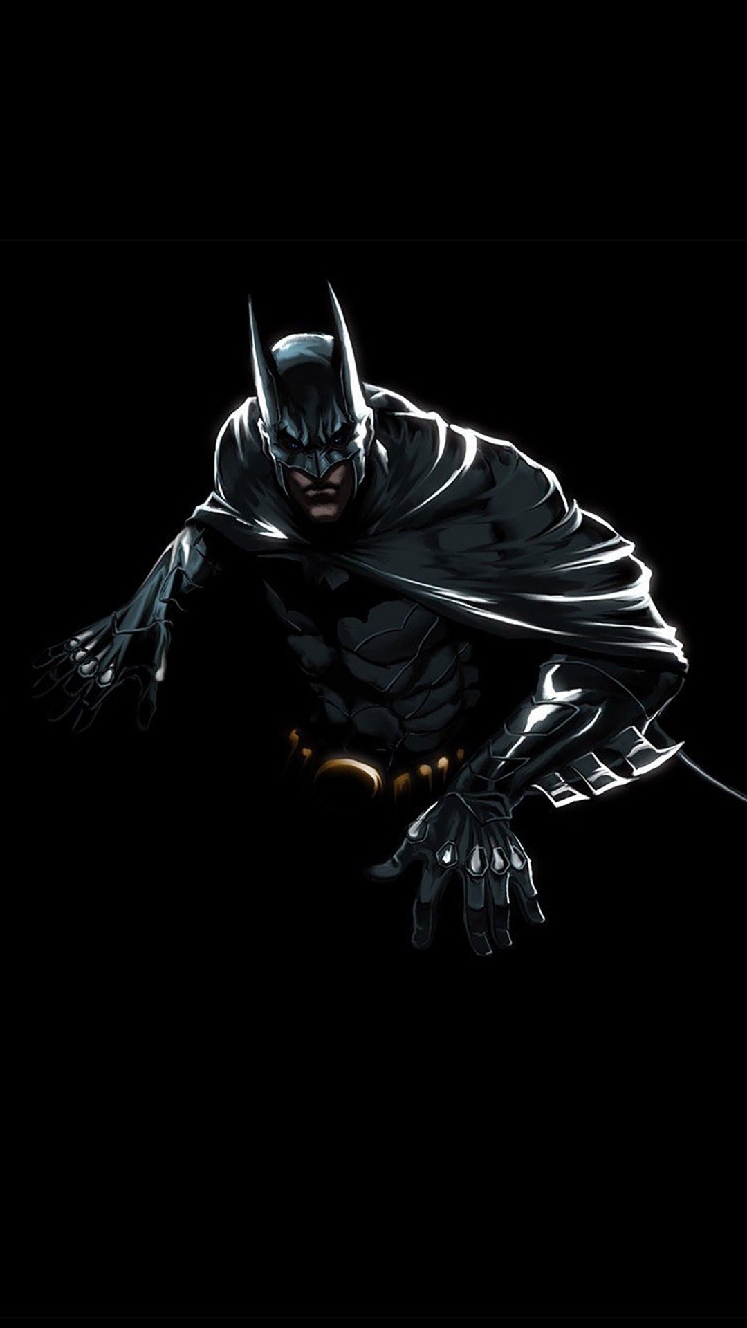 Обои Бэтмен, темнота, яблоко, холодное оружие, apple в разрешении 1080x1920