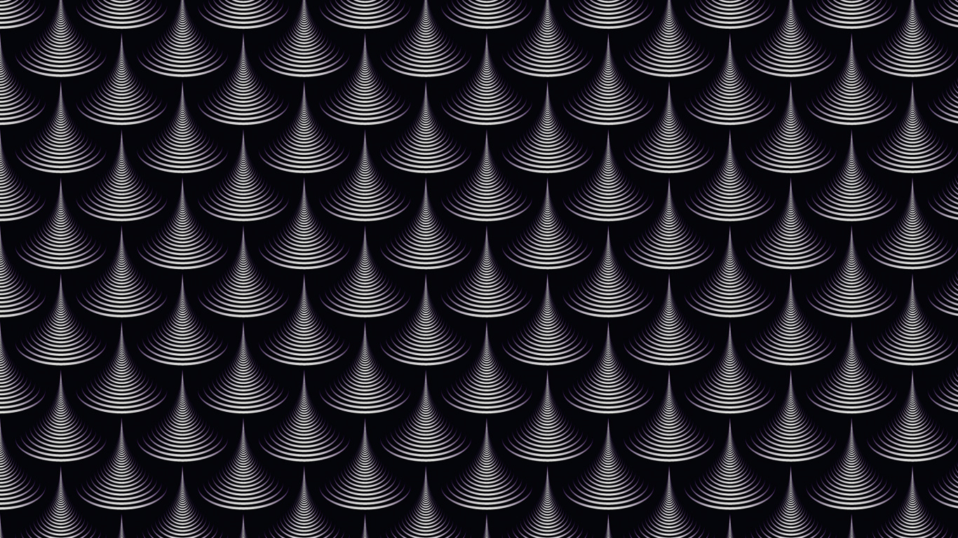 Обои узор, симметрия, дизайн, металл, монохромный в разрешении 1366x768