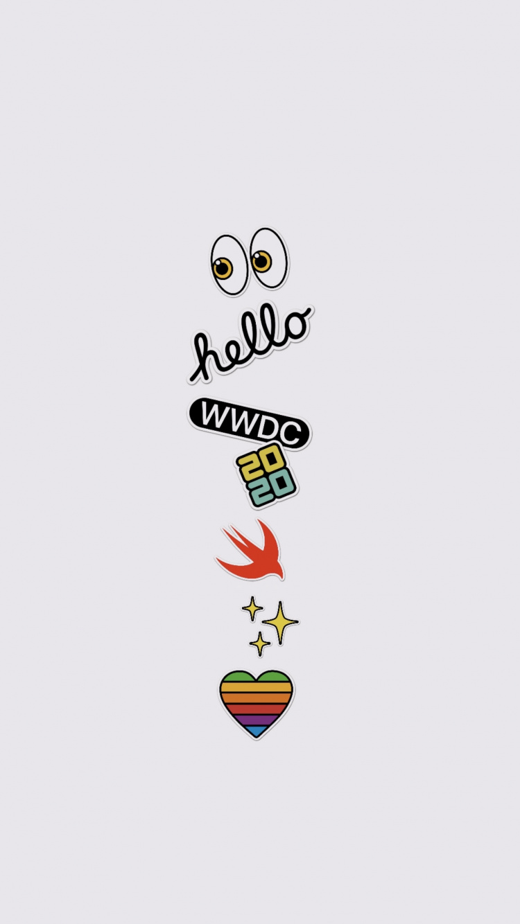 Обои айпад, macbook, наклейка, ipad pro, apple в разрешении 750x1334