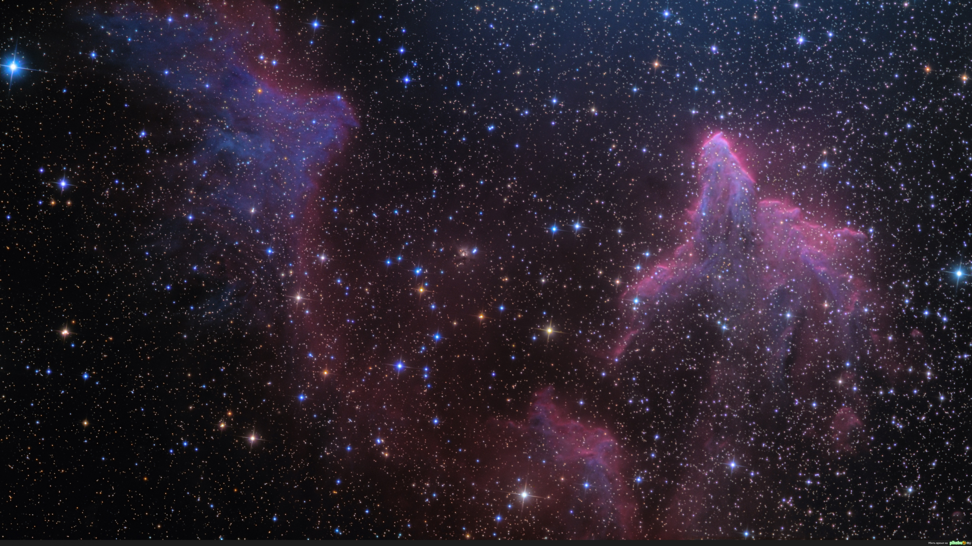 Обои СК 63, ИМС 59, туманность, Кассиопея, Астрономия в разрешении 3840x2160