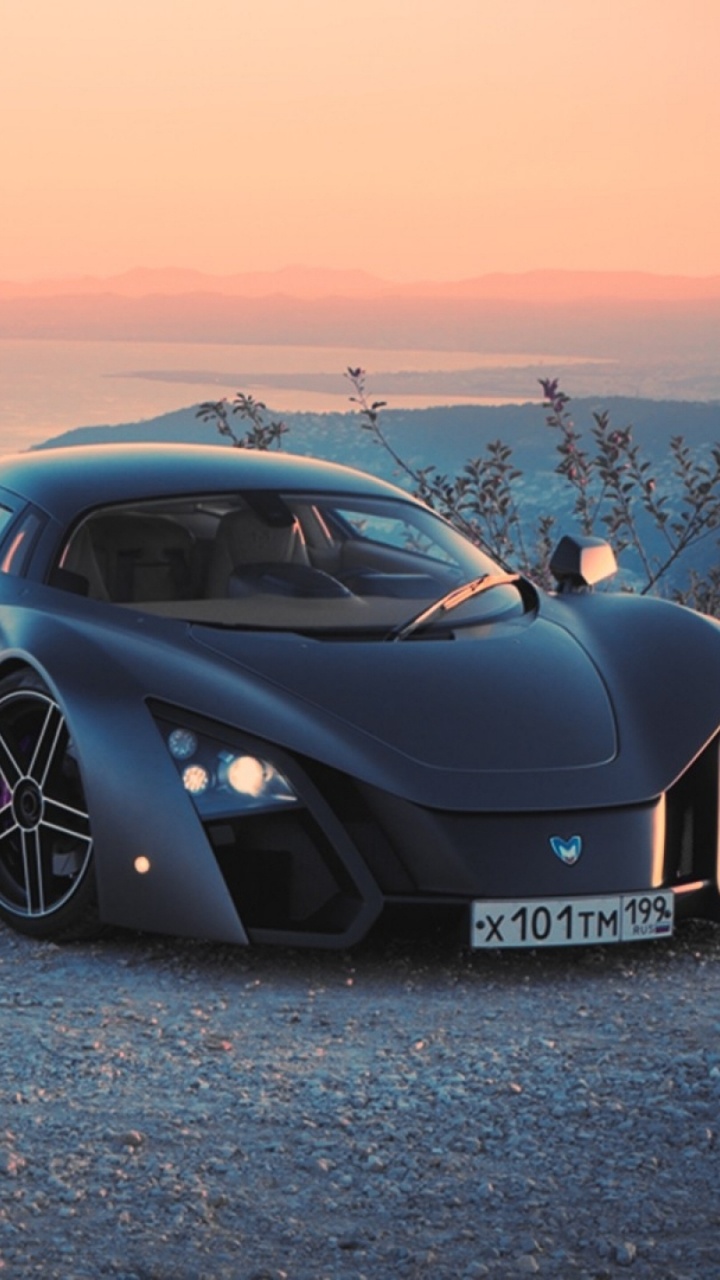 Обои Маруся Моторс, спорткар, авто, суперкар, гоночный автомобиль в разрешении 720x1280