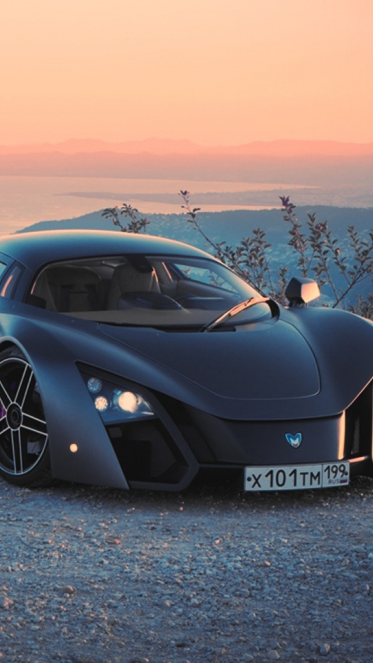 Обои Маруся Моторс, спорткар, авто, суперкар, гоночный автомобиль в разрешении 750x1334