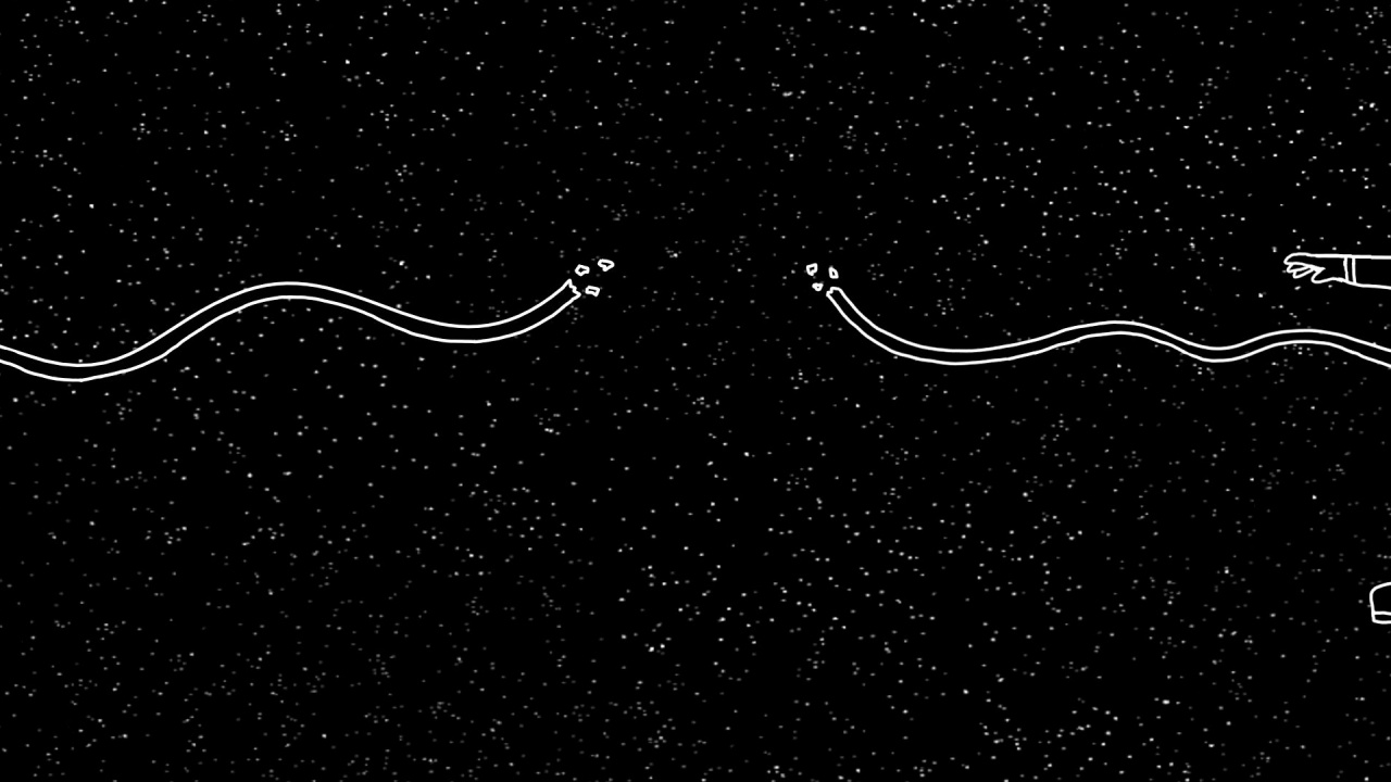 Обои космос, дорожное покрытие, асфальт, смола, дорога в разрешении 1280x720