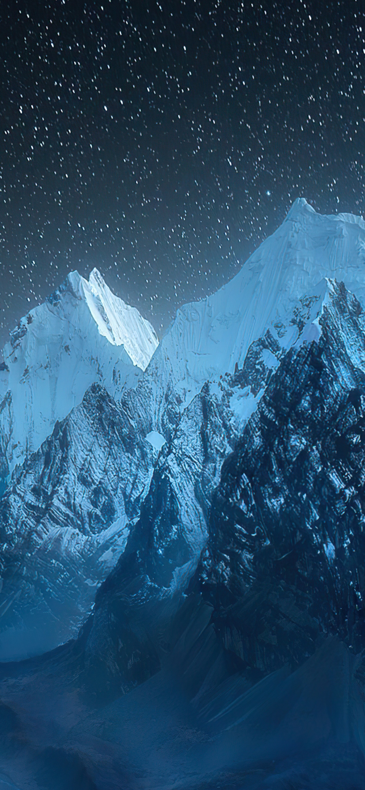 Обои Кордильера Уайуаш, озеро Каруакоча, горный хребет, гора, атмосфера в разрешении 1242x2688