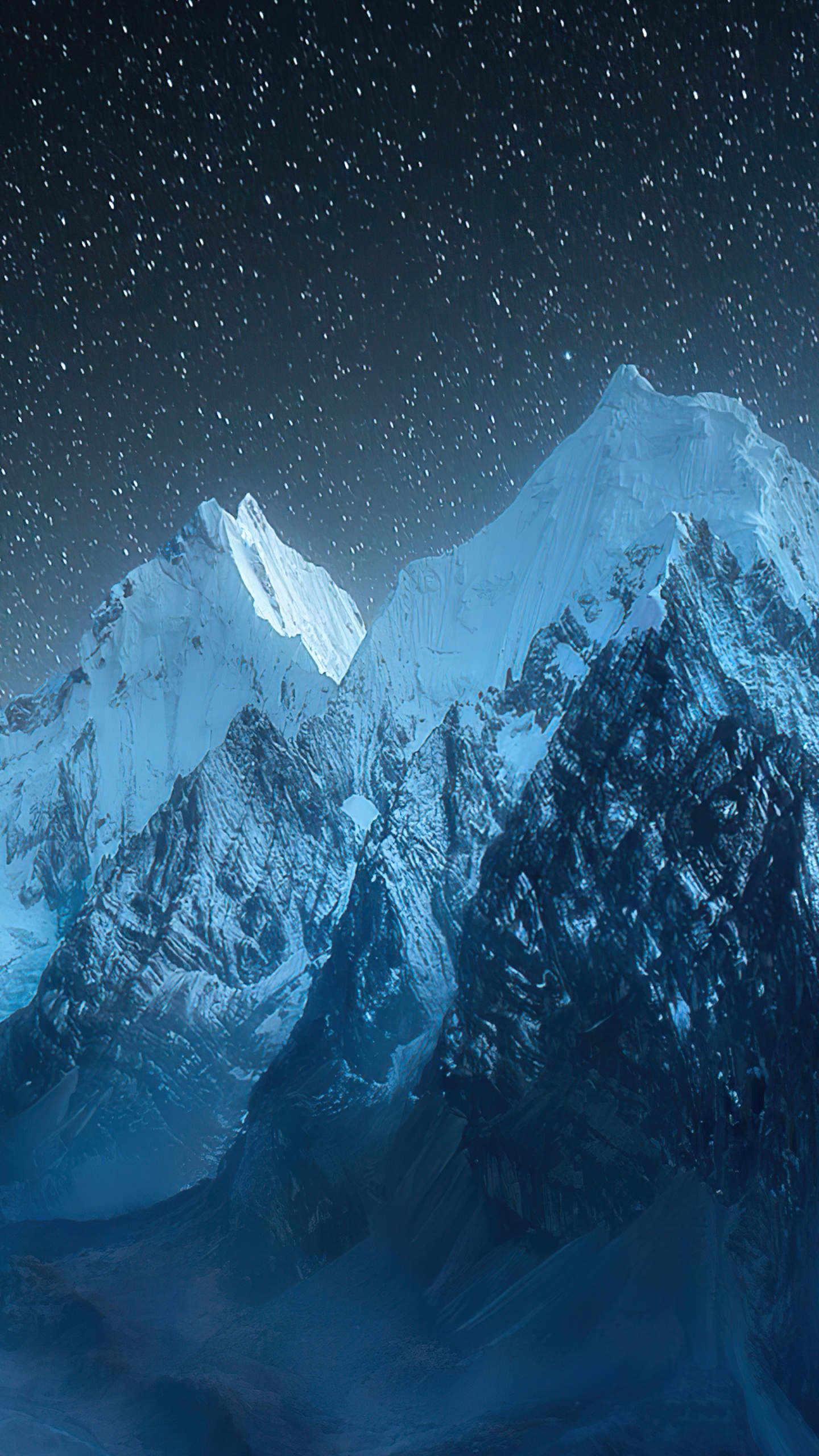 Обои Кордильера Уайуаш, озеро Каруакоча, горный хребет, гора, атмосфера в разрешении 1440x2560