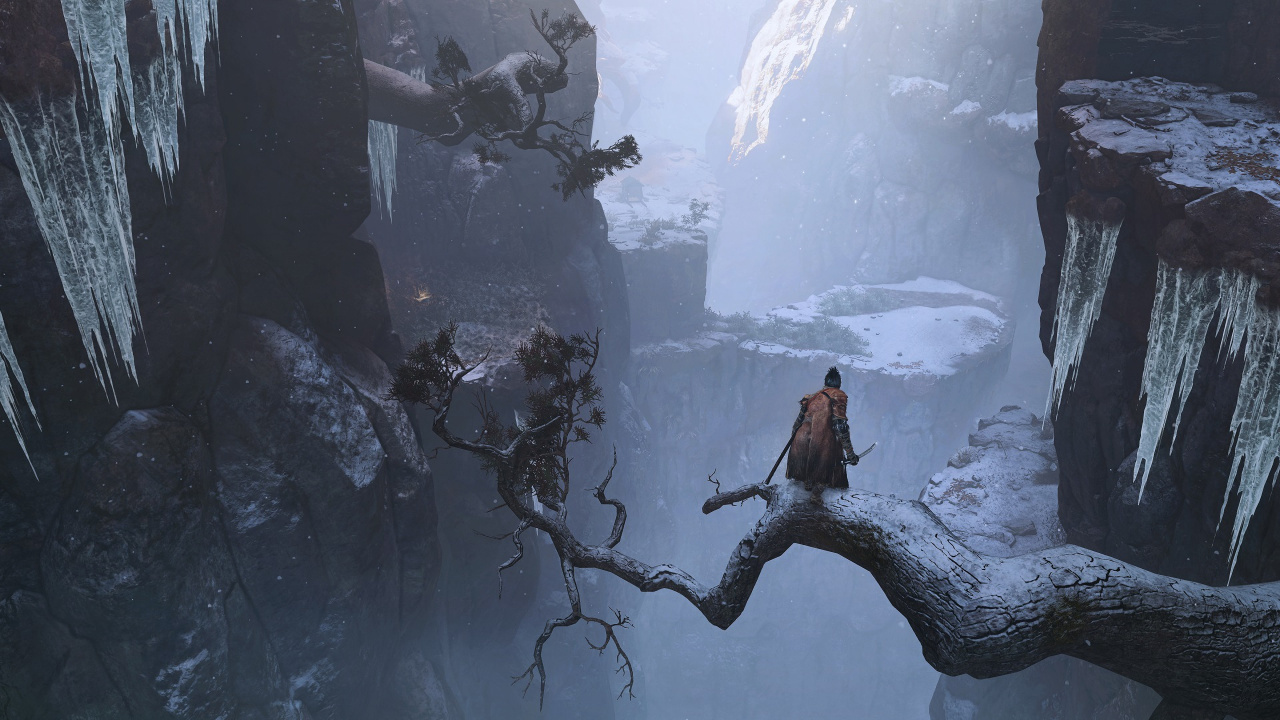 Обои Sekiro: Shadows Die Twice, кровью, темная душа, темные души III, Секиро тени умирают дважды змея в разрешении 1280x720