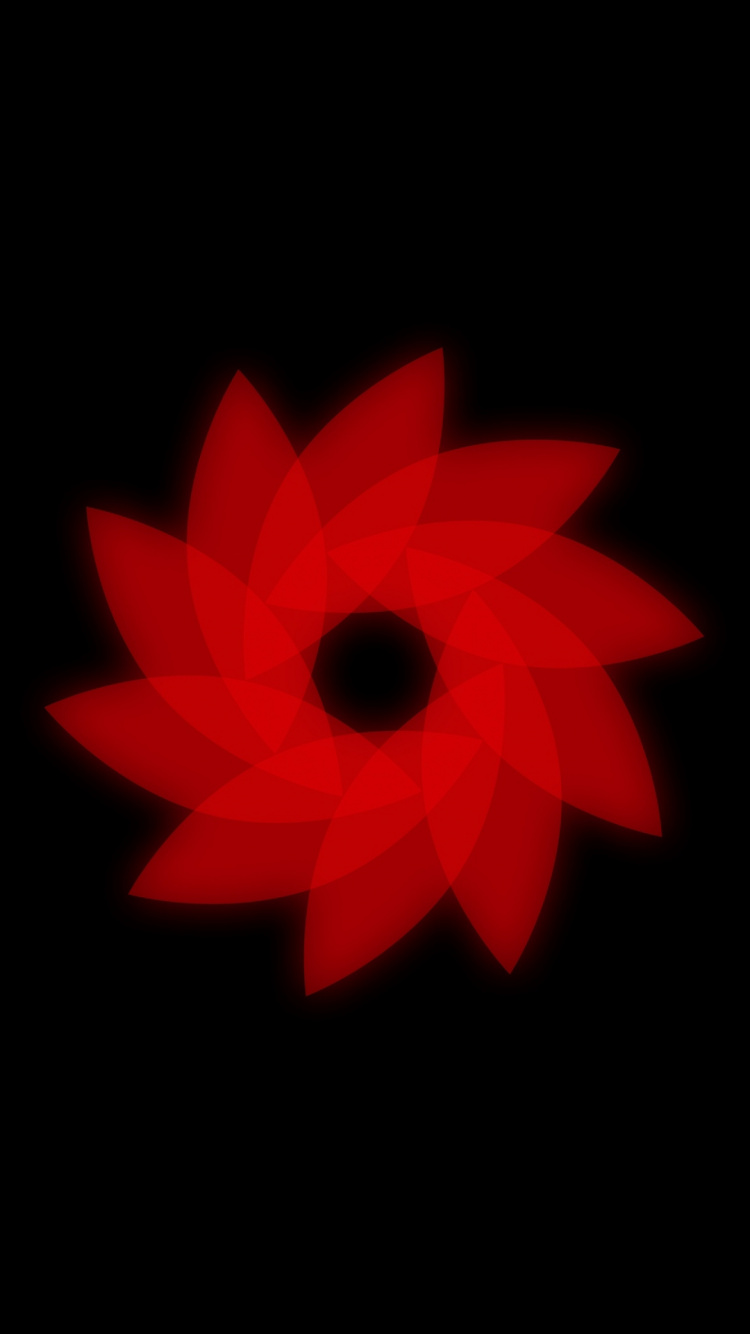 Обои цветок, лепесток, искусство, арт, полутона и оттенки в разрешении 750x1334