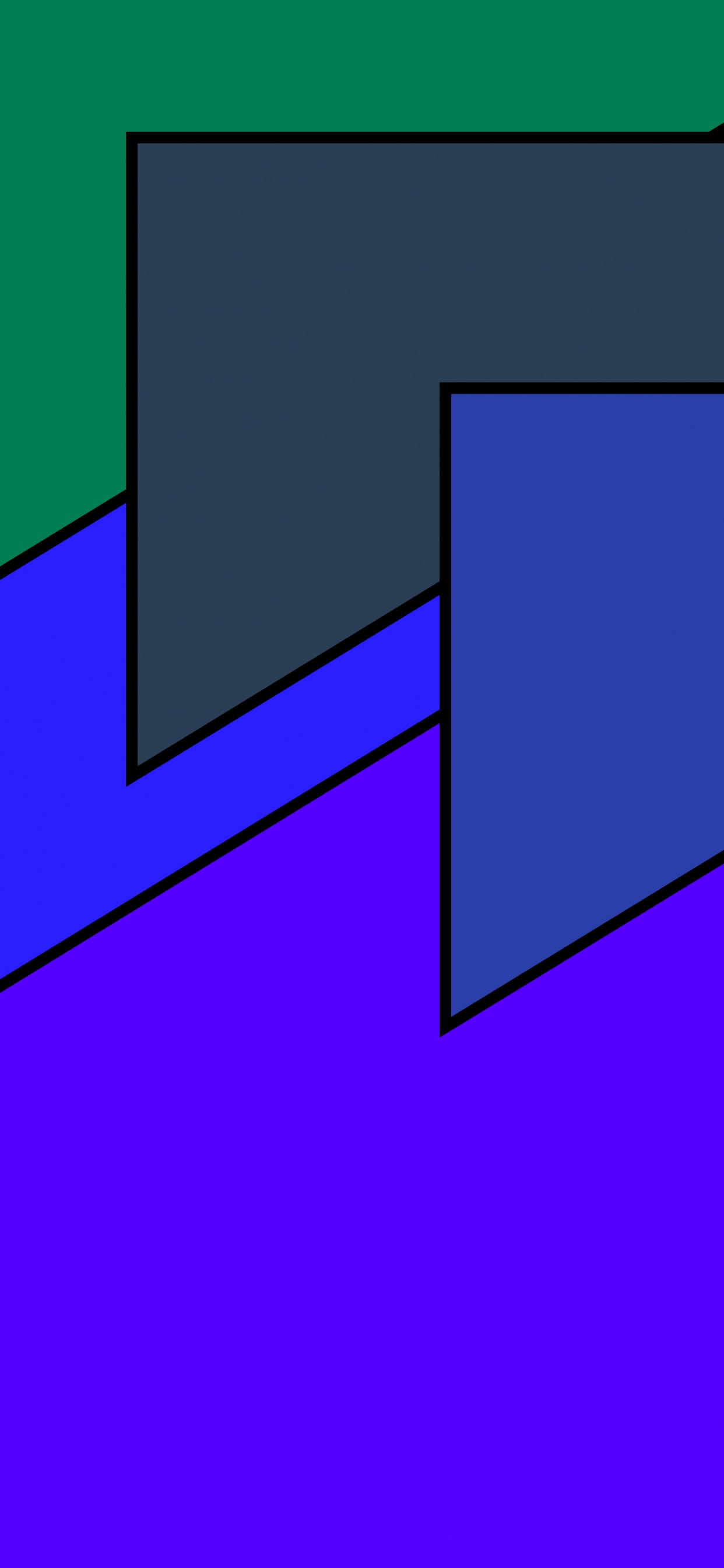 Обои треугольник, прямоугольник, параллель, электрик, симметрия в разрешении 1242x2688