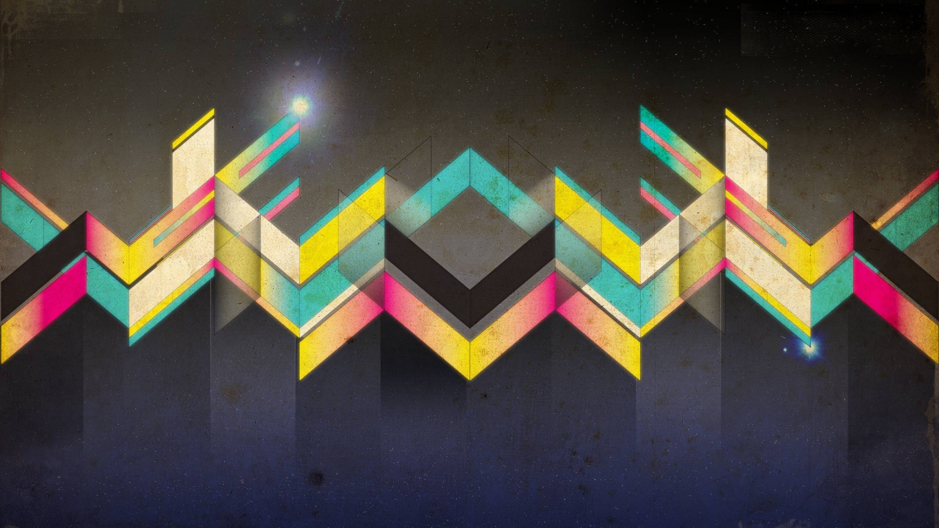 Обои графический дизайн, дизайн, музыка, треугольник, симметрия в разрешении 1366x768