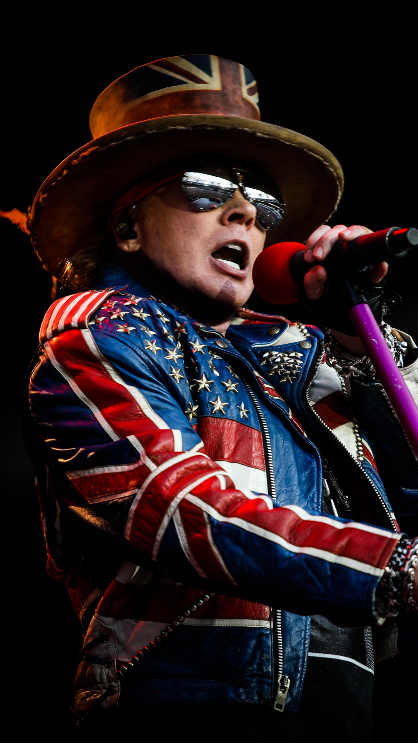 Обои Not in This Lifetime Tour, Guns N Roses, музыка, музыкальный исполнитель, Представление в разрешении 1440x2560