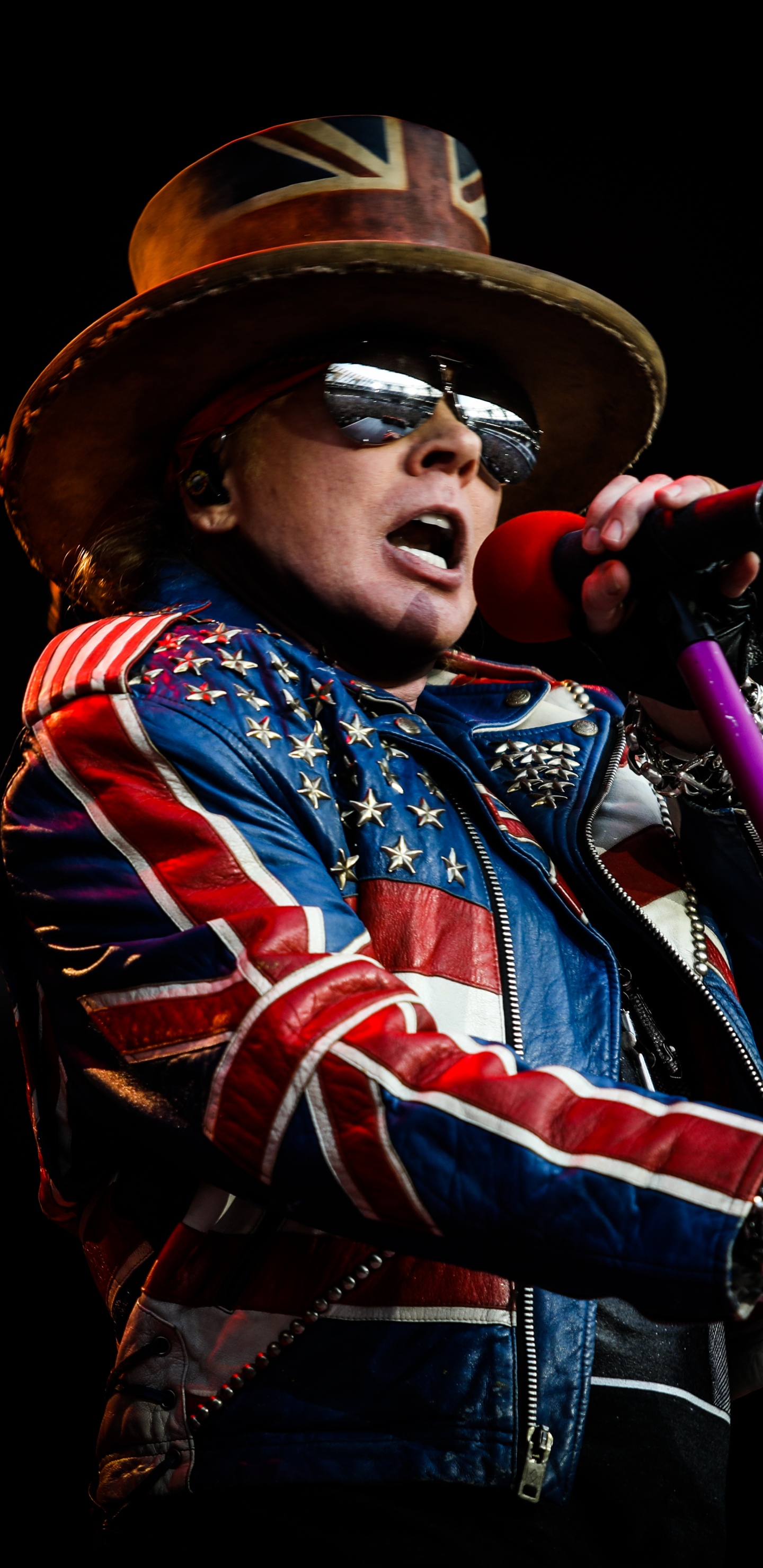 Обои Not in This Lifetime Tour, Guns N Roses, музыка, музыкальный исполнитель, Представление в разрешении 1440x2960