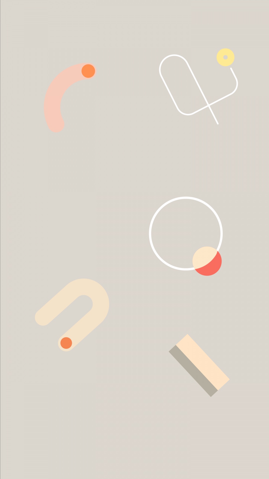 Обои андроид, Google, Google Pixel 4, Апельсин, дизайн в разрешении 1080x1920