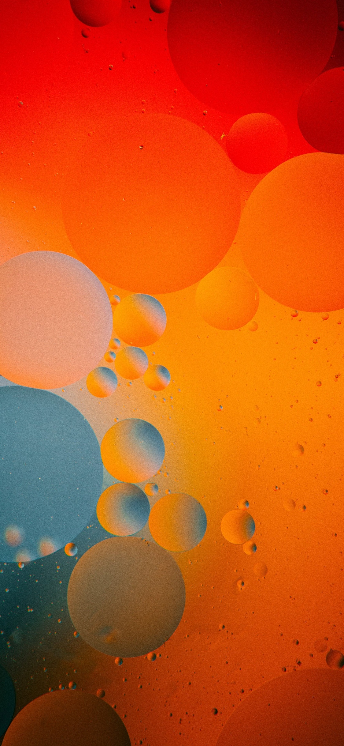 Обои яблоко, ios, красочность, облако, жидкий в разрешении 1125x2436