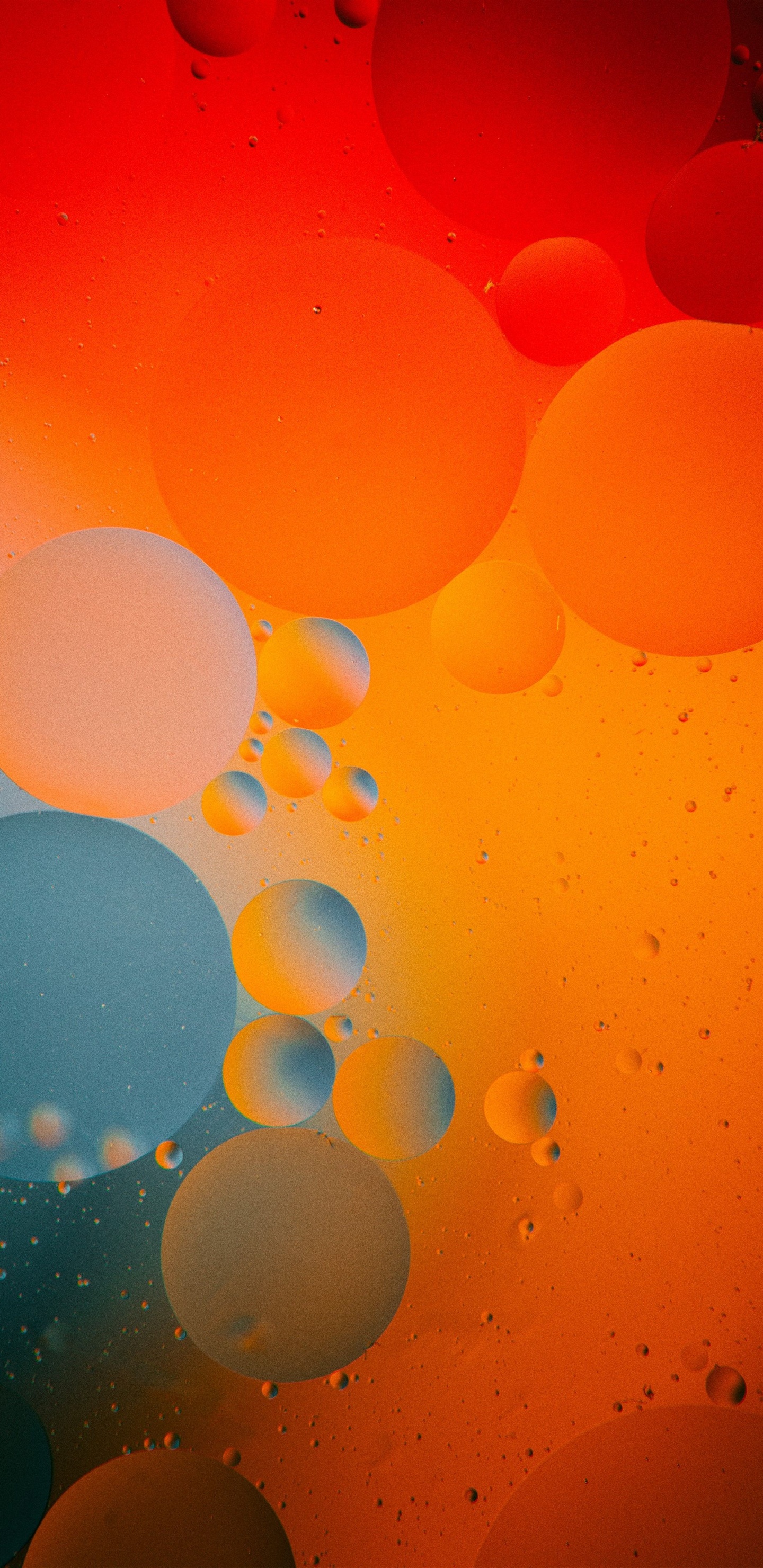 Обои яблоко, ios, красочность, облако, жидкий в разрешении 1440x2960