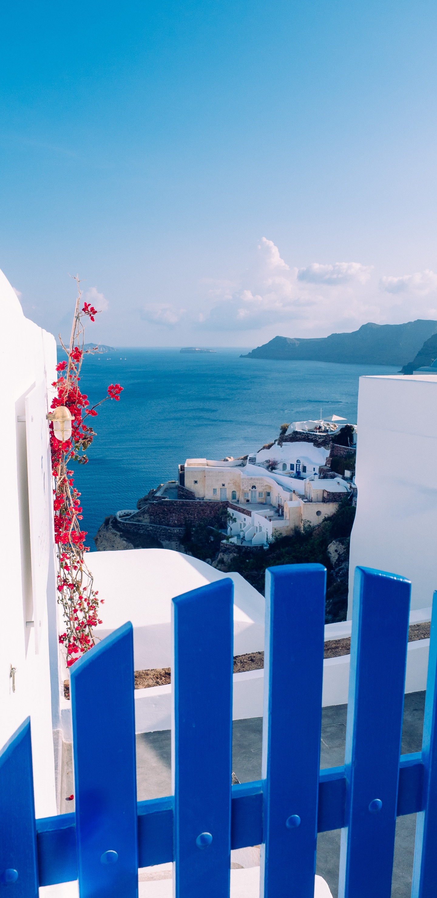 Обои УВР, синий, лазурный, море, отпуск в разрешении 1440x2960