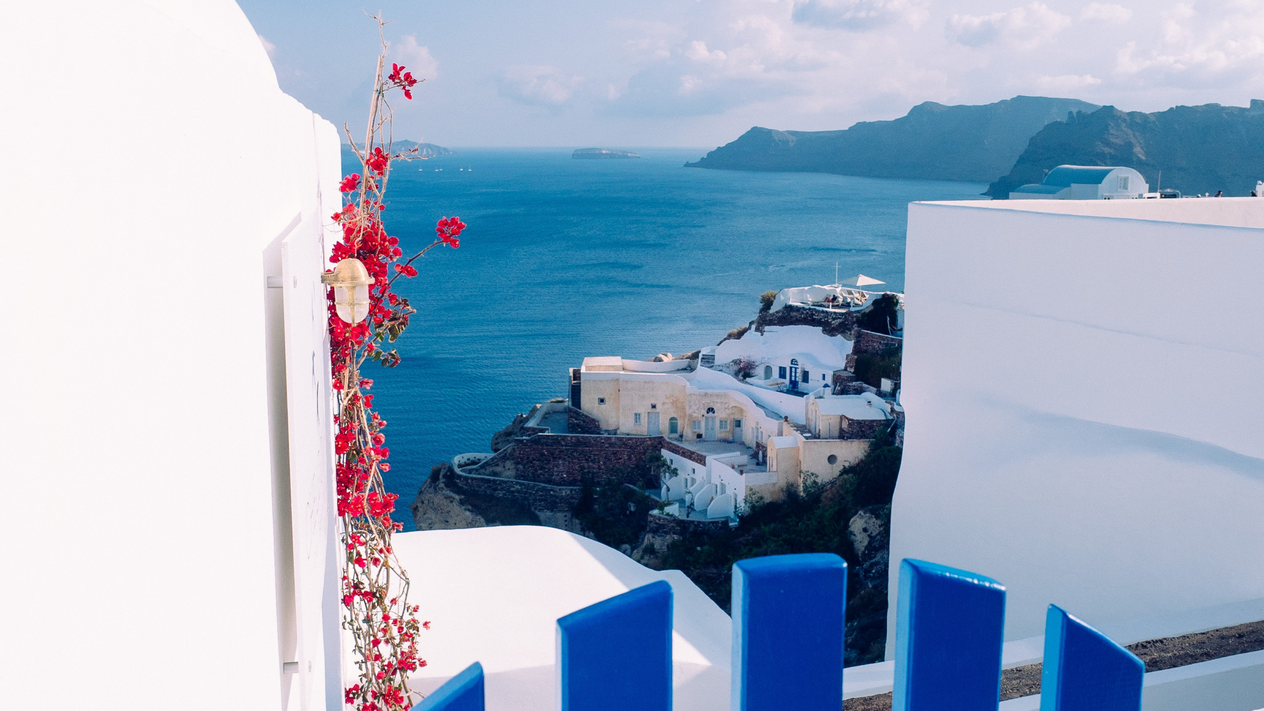 Обои УВР, синий, лазурный, море, отпуск в разрешении 2560x1440