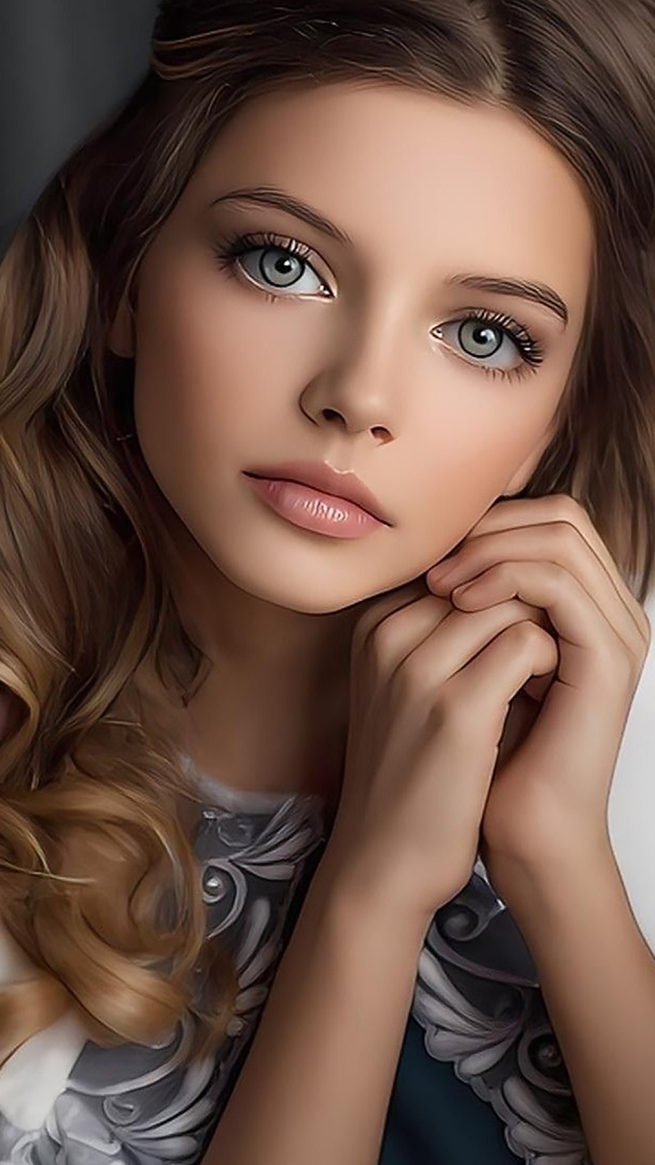 Обои красота, капкат, нос, щека, кожа в разрешении 720x1280