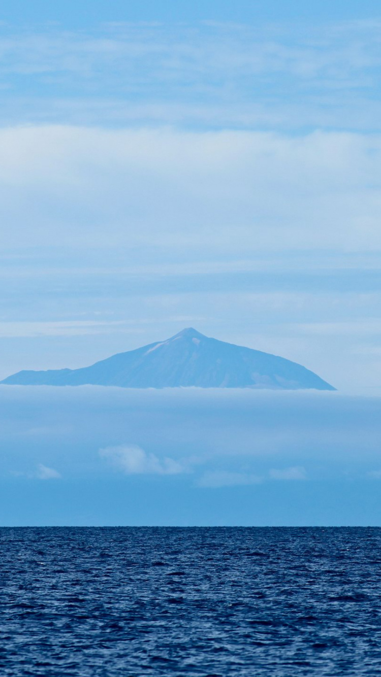 Обои Остров, Гран Канария, море, горизонт, океан в разрешении 750x1334