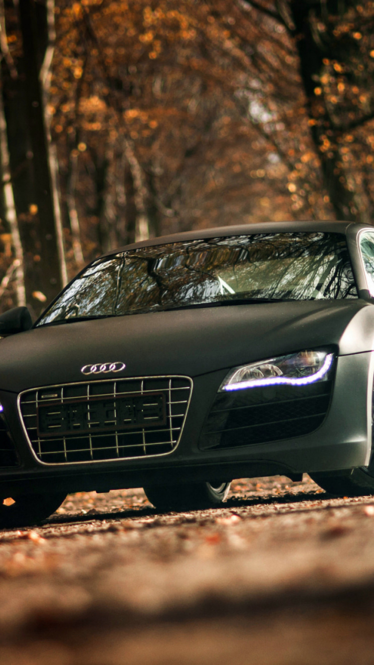 Обои audi r8, спорткар, audi, моторный транспорт, автомобиль в разрешении 750x1334