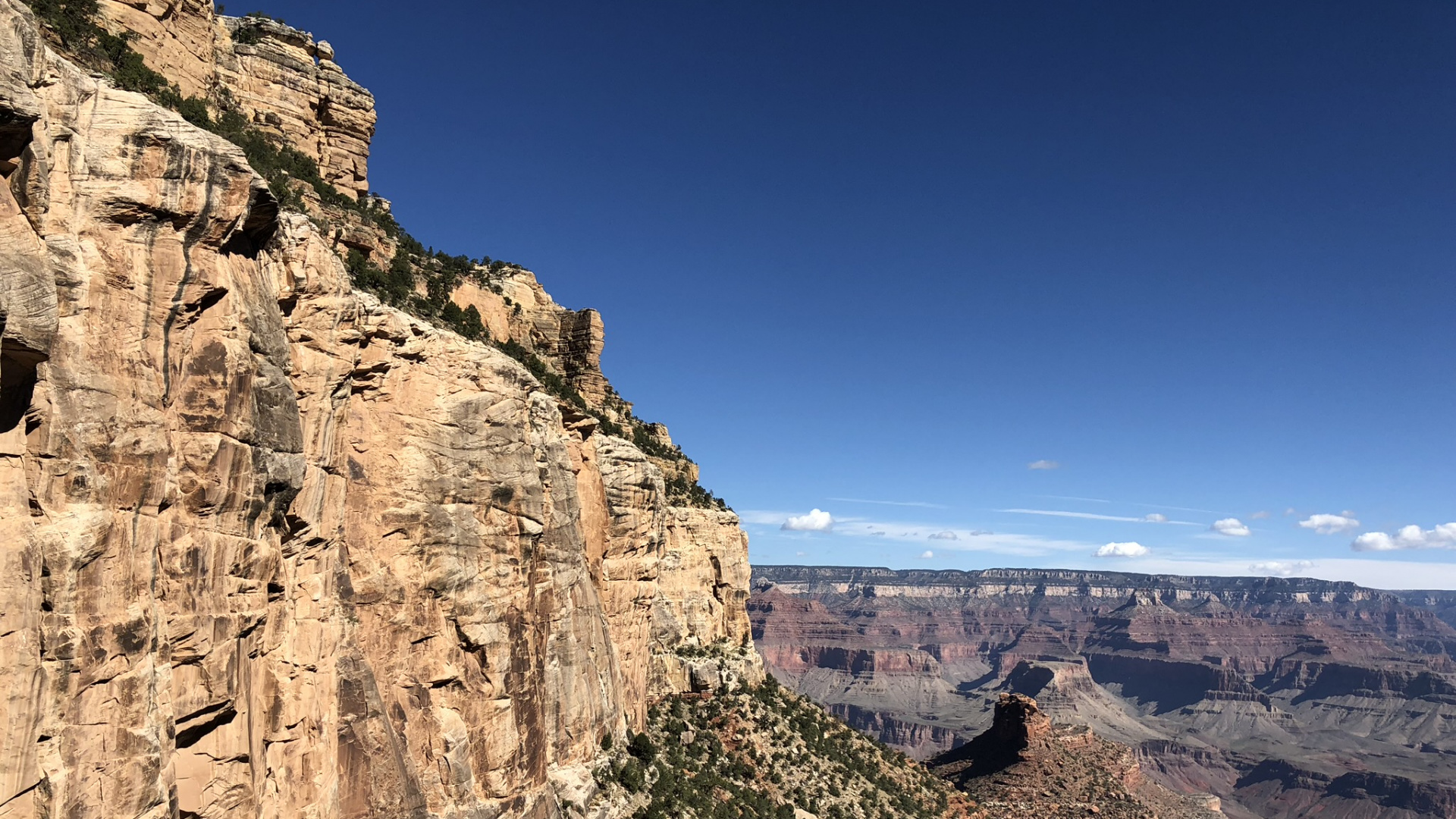 Обои национальный парк Гранд каньон, горный рельеф, обнажение, рок, коренная порода в разрешении 1920x1080