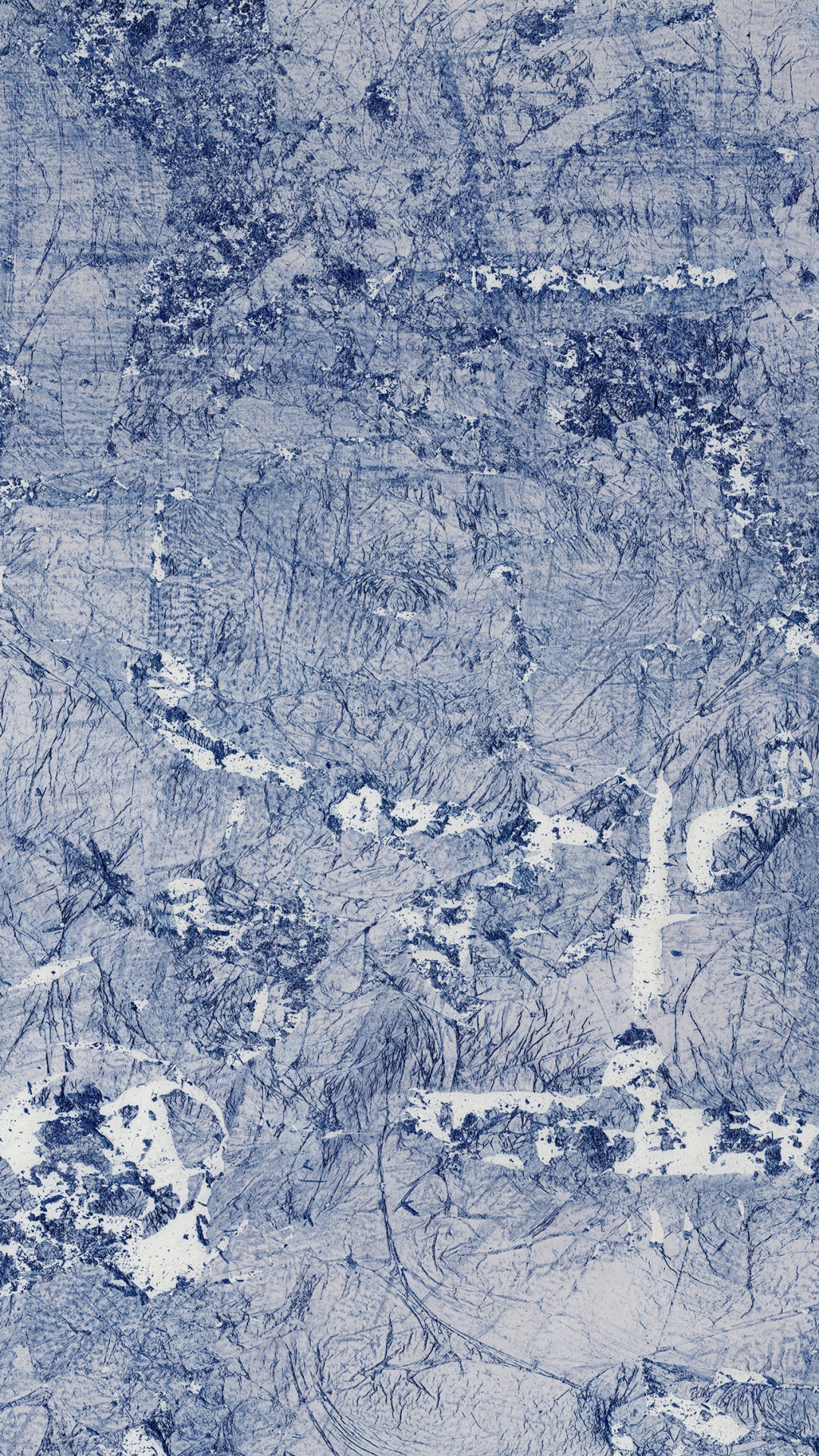 Обои текстура, наложение текстуры, синий, узор, мороз в разрешении 1080x1920