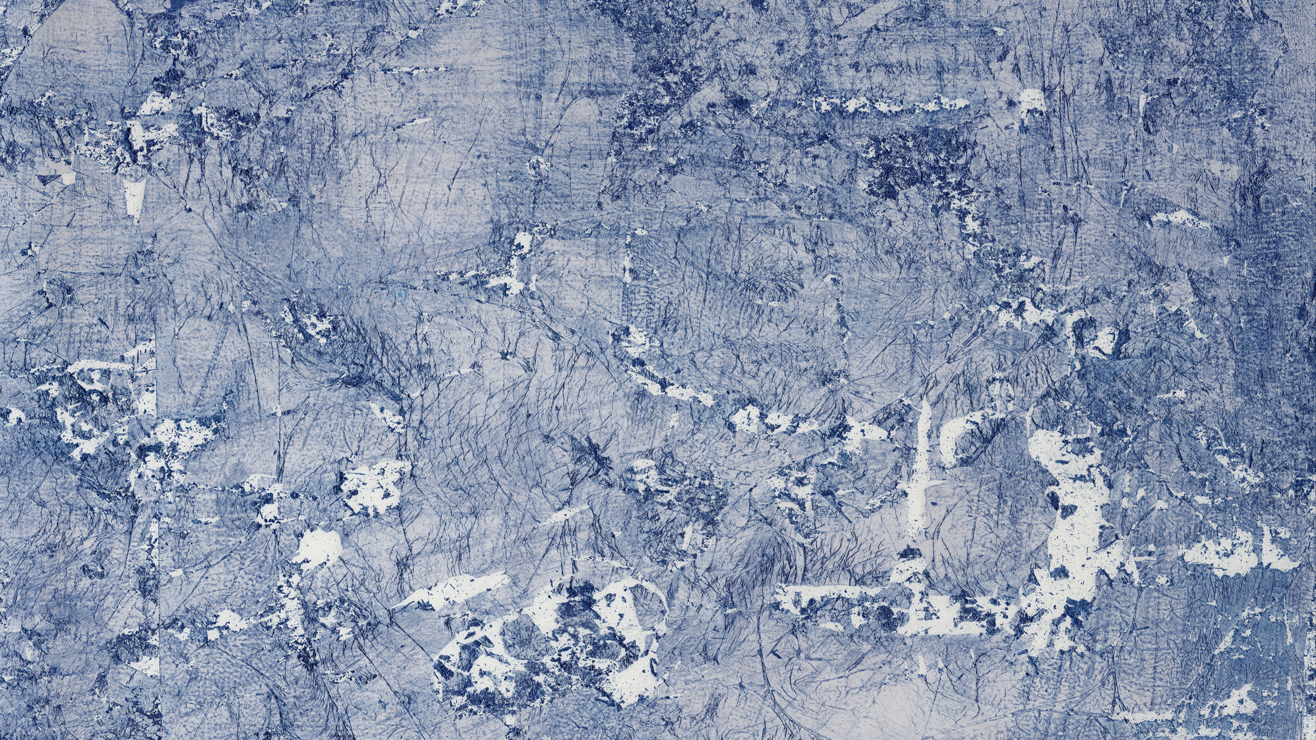 Обои текстура, наложение текстуры, синий, узор, мороз в разрешении 2560x1440