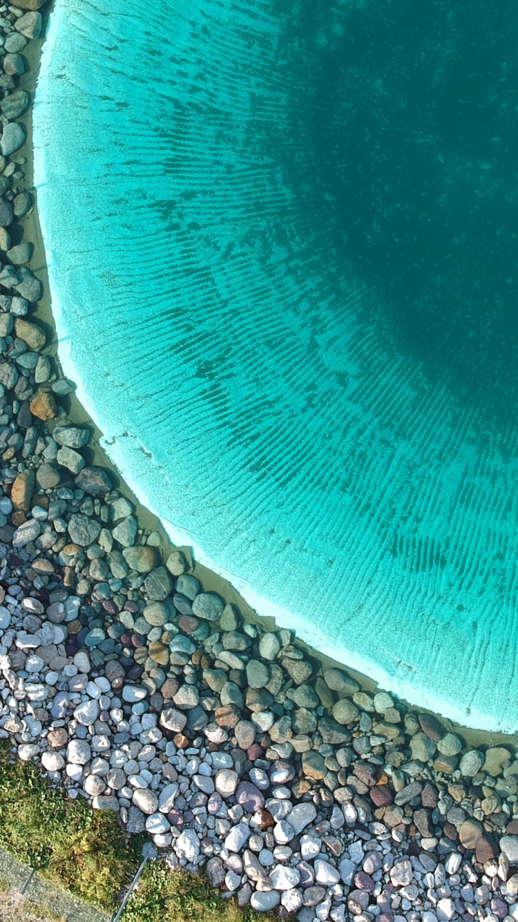 Обои вода, лазурный, окружающая среда, асфальт, пейзаж в разрешении 750x1334