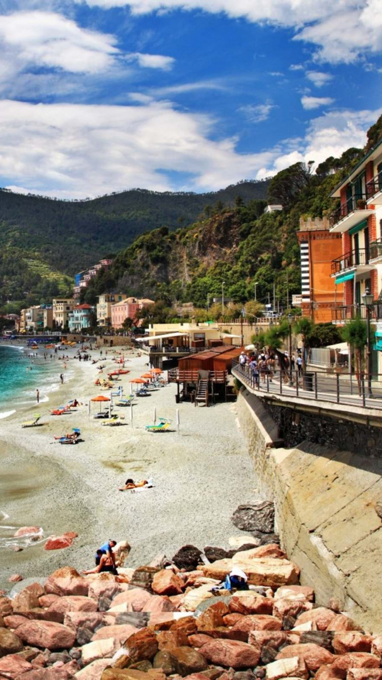 Обои побережье, море, прибрежные и океанические рельефы, пляж, берег в разрешении 750x1334