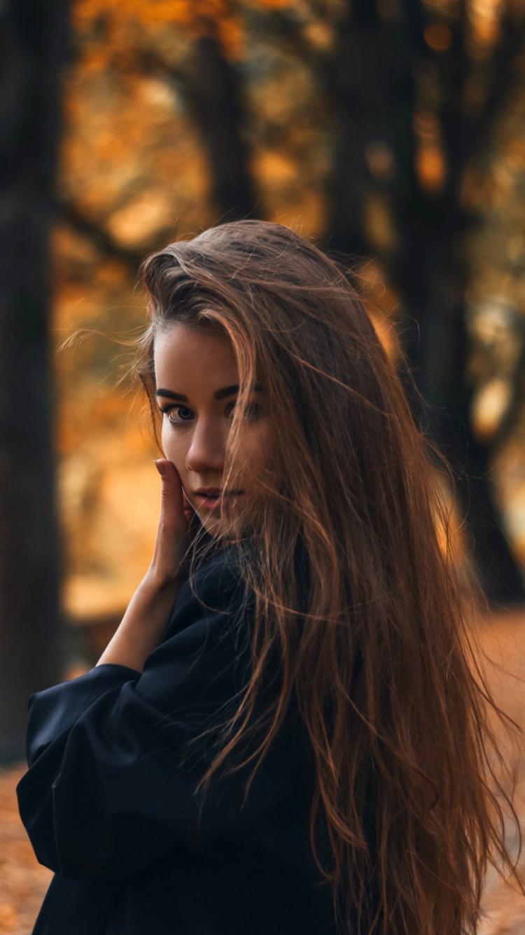 Обои красота, сапфировый спа, волосы, губа, бровь в разрешении 750x1334