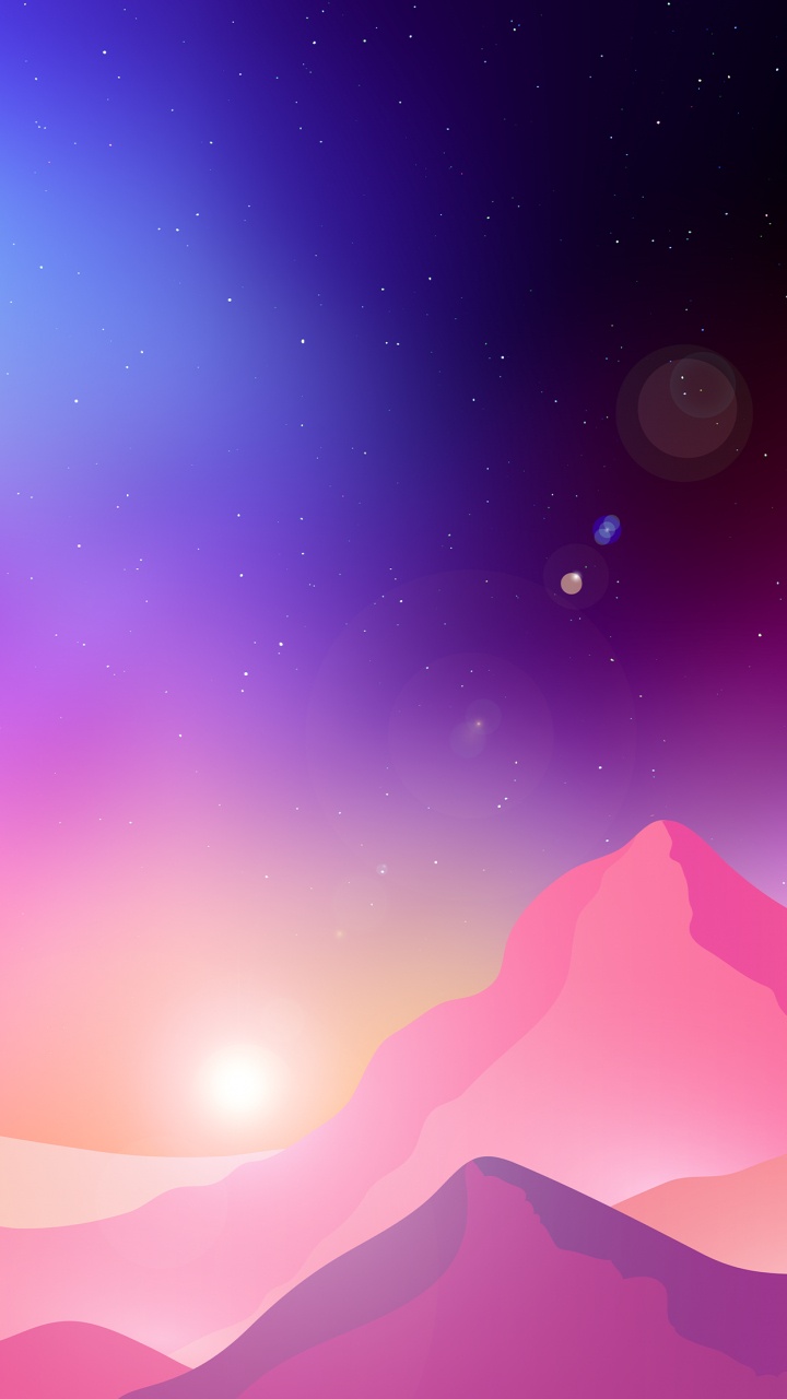 Обои атмосфера, дневное время, свет, природа, гора в разрешении 720x1280