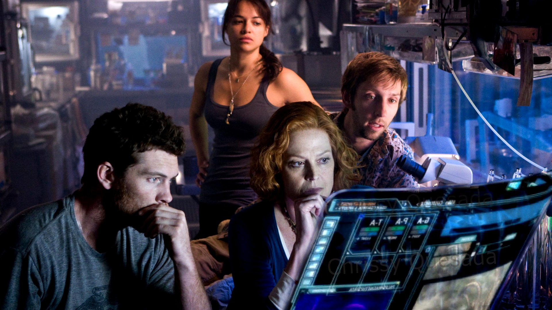 Обои Мишель Родригес аватар, Аватар, Джеймс Кэмерон, Аватар 2, Труди Чакон в разрешении 1920x1080