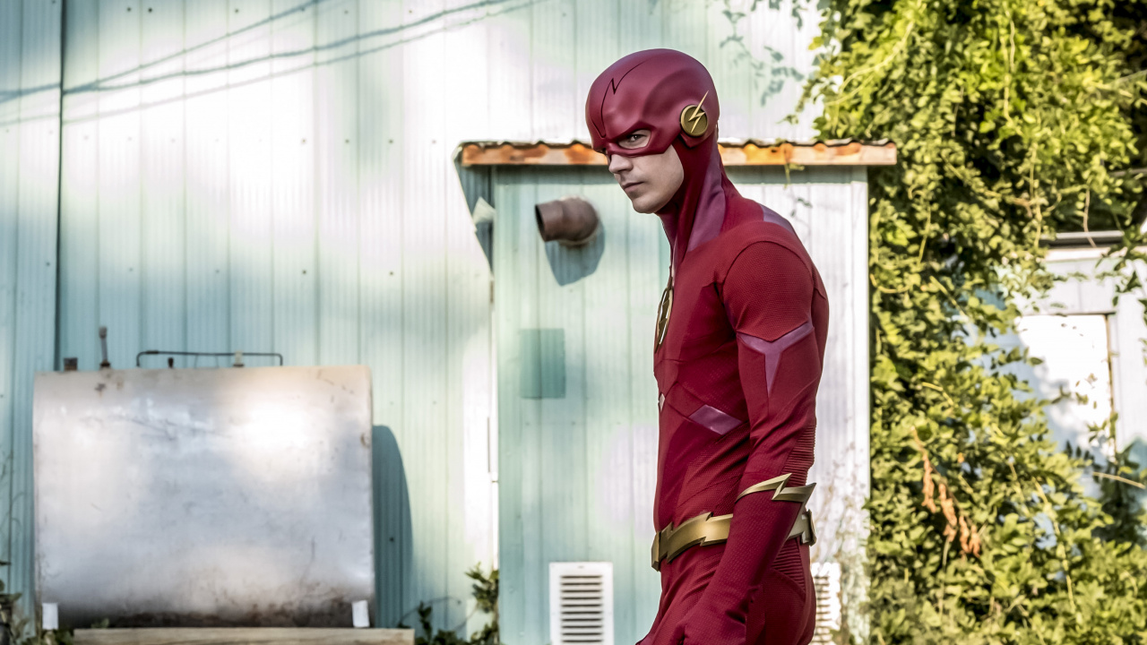 Обои цикада, Флэш-Барри Аллен, Флеш - Сезон 5, Смерть Вибе, ЗП в разрешении 1280x720