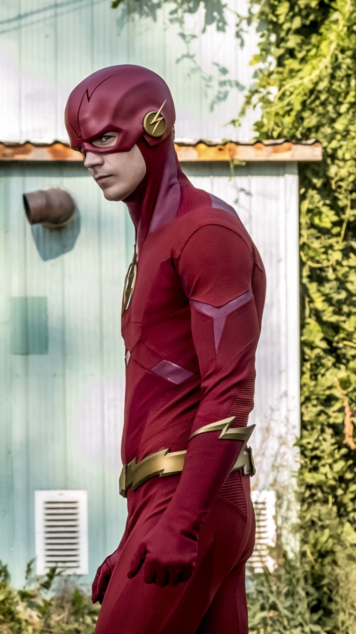 Обои цикада, Флэш-Барри Аллен, Флеш - Сезон 5, Смерть Вибе, ЗП в разрешении 720x1280